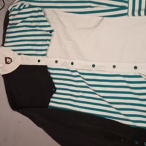 VINTAGE KARMAN WESTERN BUTTON UP BRUSHPOPPER SIZE LARGE